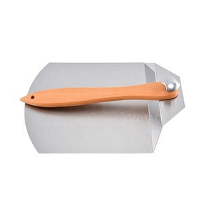 Pala para Pizza de Acero Inoxidable 430 de 12 Pulgadas con Mango de Madera Plegable para un Fácil Almacenamiento, Espátula para Pizza de Lujo para Hornear - Product Image 4