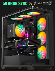 Refroidisseur CPU upHere UE2 Elite ARGB, <span class=keywords><strong>6</strong></span> caloducs à contact direct, double tour, ventilateur PWM 120 mm pour Intel LGA 1700 1851 AMD AM5 - Product Image 6