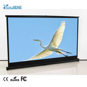 스몰 사이즈 30 "40" 50 "인치 테이블 프로젝션 스크린 미니 휴대용 프로젝터 스크린 - Product Image 2