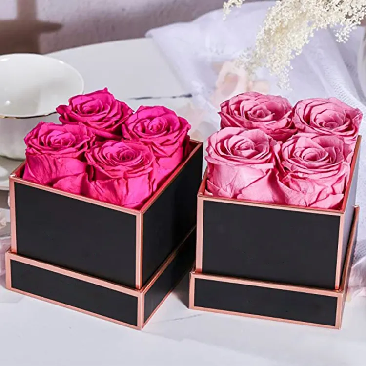 2023 Neue Idee 10% Rabatt auf lila konservierte Blume zum Verkauf Großhandel konservierte Rosen Geschenk online