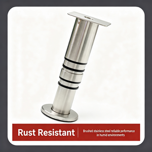 Adjustable Furniture <b>Legs</b>, Leveling Feet with Rubber Base Pads, Screw In Levelers <b>for</b> Table, <b>Sofa</b>, Cabinet, Bed, Workbench, Desk - Product Image 5