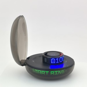 Bague connectée transfrontalière avec écran tactile, podomètre, moniteur de fréquence cardiaque, d'oxygène sanguin et de sommeil, contrôle par application, compatible NFC - Product Image 2