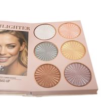 Palette de maquillage multifonctionnelle 6 couches style livre – Fards à paupières, illuminateurs et contours – Formule longue tenue et colorée