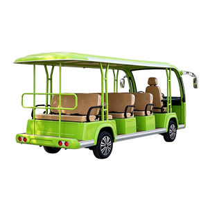 Véhicule électrique de luxe à quatre roues, mini-bus touristique 14 places, certifié CE DOT, couleur personnalisée pour le transport touristique en station balnéaire - Product Image 4