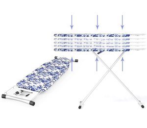 Tabla de Planchar de Malla Metálica Grande, Almohadilla de Algodón Elástica Extra Gruesa de Alta Calidad, Tabla de Planchar de Una Sola Capa Resistente al Calor - Product Image 3