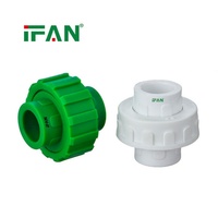 IFAN Tous types de raccords PPR 20mm 25mm 32mm Prix usine Tuyaux et raccords PPR Union Raccords PPR verts