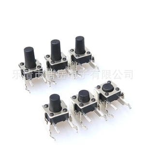 สวิตช์สัมผัส Yueqing Rainbow Bridge รุ่น W2 ขนาด 6x6x4 มม. แบบติดด้านข้างพร้อมขายึด 1A 3.3VDC SPST สำหรับอุปกรณ์อิเล็กทรอนิกส์ 3C - Product Image 1