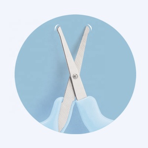 Safety Baby Care Baby <strong>Scissors</strong> <strong>for</strong> Baby <strong>Nail</strong> Trimmer Safety Cutting Home Nose Hair Round Head Eyebrow Beauty <strong>Scissors</strong> - Product Image 4