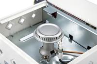 Réchaud à gaz portable à valve magnétique, mini-cassette, pour camping-car et hôtel, brûleur unique, pliable, pour camping en extérieur, cuisinière à butane de table
