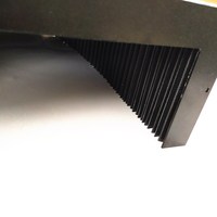 Cov rétractable de soufflet d'accordéon Cov avec rail de guidage flexible personnalisable pour machine de découpe laser