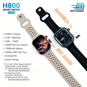 Reloj Inteligente Android H800 con Tarjeta SIM 4G, Versión Global 2026, con Cámara HD, Compatible con WhatsApp, YouTube, Tik Tok, WiFi - Product Image 3