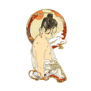 Accesorio de Cosplay de Anime Demon Slayer, Insignia de Kochou <span class=keywords><strong>Shinobu</strong></span>, Broche de Esmalte con Borla, Colgante para Ropa, Mochila, Joyería Fundida - Product Image 4