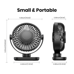 <span class=keywords><strong>Ventilateur</strong></span> de bureau <span class=keywords><strong>USB</strong></span> portable K62C avec câble de 1,2 m, fonctionnement ultra-silencieux, <span class=keywords><strong>grand</strong></span> débit d'air, <span class=keywords><strong>ventilateur</strong></span> de table personnel pour le bureau, la maison, l'étude - Product Image 6