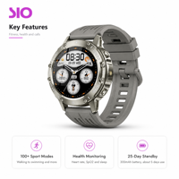 Jam Tangan Pintar 1.39 Inci Layar TFT Bulat 360 X 360 Dapat Menjawab Panggilan Tahan Air IP68 100 Mode Olahraga Baterai 5 Hari Grosir Jam Tangan Pintar