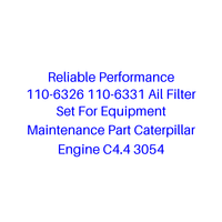 Kit de filtres à air 110-6326 110-6331 pour l'entretien des équipements, pièces pour moteur Caterpillar C4.4 3054, performance fiable