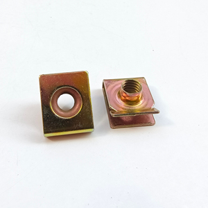 U loại Clip <span class=keywords><strong>Nut</strong></span> vuông khóa lồng <span class=keywords><strong>Nut</strong></span> với khai thác vít chủ đề màu vàng kẽm mạ kẽm kết thúc tấm mùa xuân hạt carbon thép - Product Image 2