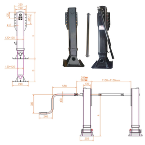 Train d'atterrissage robuste Factory Direct 40 tonnes-Plusieurs tailles, convient à divers modèles <span class=keywords><strong>de</strong></span> camions <span class=keywords><strong>de</strong></span> remorque - Product Image 3