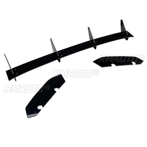 Difusor de Parachoques Trasero Negro Brillante para Coche, Alerón Protector de Parachoques Trasero para SEAT Leon Hatchback MK3 2013-2016 - Product Image 3