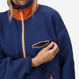 CONMR Men's <strong>Jacket</strong> for Men <strong>Lime</strong> <strong>Green</strong> Lightweight Hiking <strong>Jacket</strong> Fleece Half-Zip Stand-Collar <strong>Jacket</strong> for Outdoor Mountain - Product Image 6