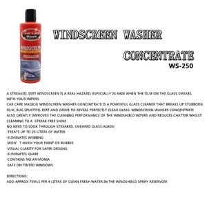 Window <strong>Screen</strong> Washer <strong>Concentrate</strong> 250ml Eliminates Stubborn Stains Ammonia Free No Residue Streaks Bright Vision - Product Image 6