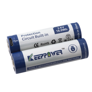 Batterie rechargeable à l'état solide Keeppower P2150TC TYPE <span class=keywords><strong>C</strong></span> <span class=keywords><strong>USB</strong></span> <span class=keywords><strong>21700</strong></span> 3.6V 5000mAh 18Wh pour outils électriques et jouets - Product Image 5