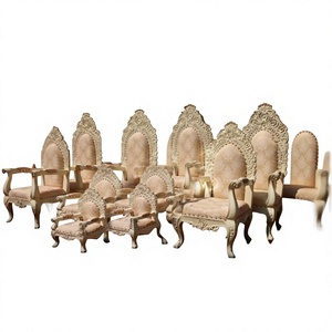 Wedding Mandap Chairs for Hindu Ceremony Modern Design Wooden Set Customized Size Color for Wedding Reception Mehndi Party USA - Product Image 1