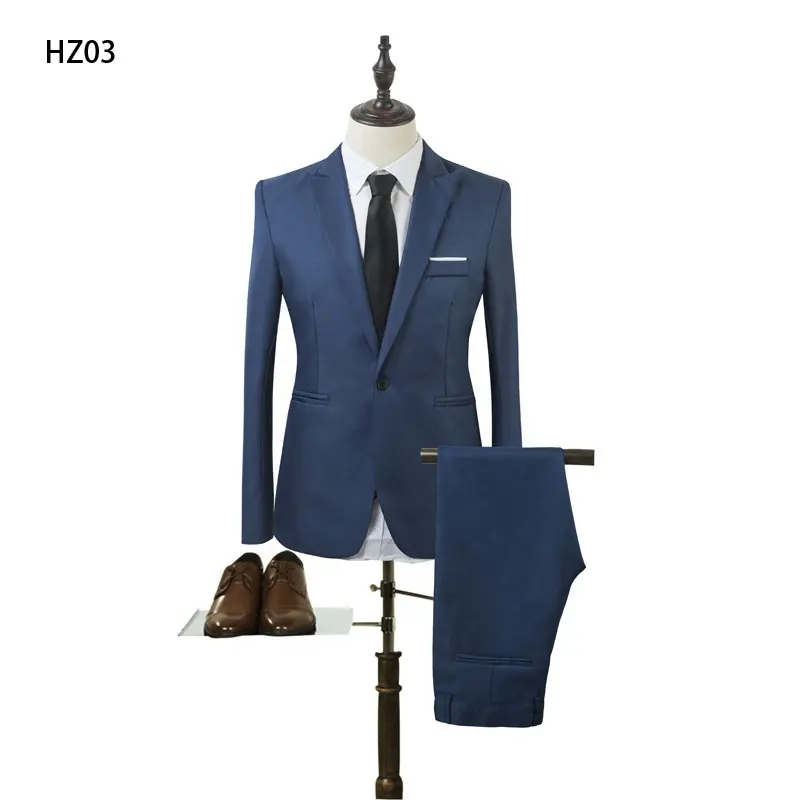 Robes de mariage 2 pièces pour hommes, tenue de bonne qualité, 66chambre HZ03