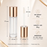 Teinte à lèvres effet miroir brillant et repulpant, personnalisable OEM/ODM