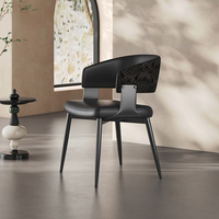 Chaise de salle à manger moderne haut de gamme de style nordique pour hôtel, restaurant, maison, bureau, chaise de dîner pour salle à manger