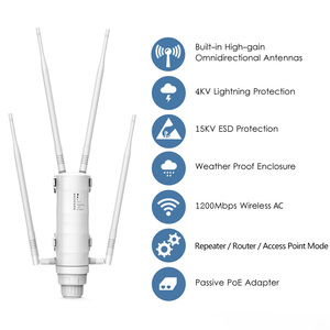 AC1200 Dual-Band Gigabit Ad alta Potenza Esterna Wi-Fi <span class=keywords><strong>AP</strong></span>/Range Extender/<span class=keywords><strong>Router</strong></span> - Product Image 5