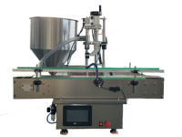 Machine de remplissage automatique à tête unique pour jus d'orange, contrôle PLC, pour le remplissage de liquides, aliments, boissons, eau, industries chimiques, bocaux