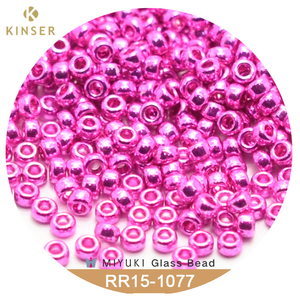 Miyuki-Rocailles redondos japoneses, 15/0 cuentas, 1,5 Mm, 19 colores, brillo metálico, paquete de 10g - Product Image 4