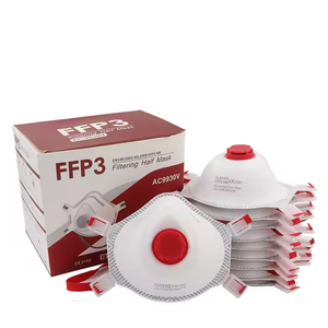 Jarum pukulan bukan tenunan sekali pakai industri debu FFP3 dengan katup NR perlindungan EN 149 CE cangkir FFP3-Mask 9019V - Product Image 1