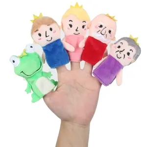 Cheap Family Style Funny Education Kids Plush Finger Puppet Interactive Toys
