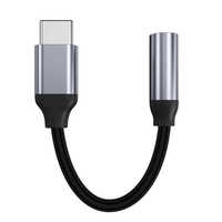 Adaptateur de prise casque USB C vers prise casque 3.5mm Convertisseur d'adaptateur audio de type C