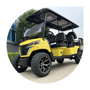 Meilleur 4500W Lithium Commercial 2 + 2 Places Offroad Golf Buggy Street Legal Mini Golf Cart à vendre - Product Image 4