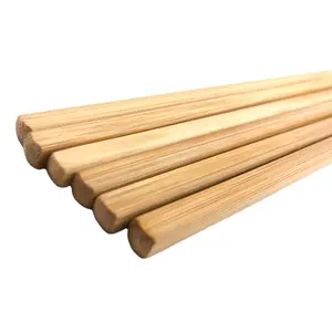 Hashi de bambu descartável eco-amigável, varas redondas de 21/ 24cm