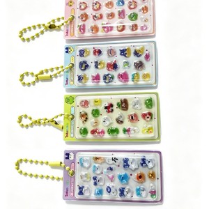 Al por mayor: Llavero con colgante de PVC 3D de dibujos animados y anime, diseño KT Cat <span class=keywords><strong>Animal</strong></span> <span class=keywords><strong>Crossing</strong></span>, con cadena de cuentas y mini etiqueta transparente tipo domo, para bolso, regalo personal - Product Image 5