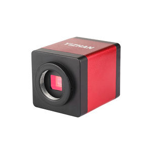 กล้องจุลทรรศน์วิดีโออุตสาหกรรม ความละเอียดสูงแบบ Full HD 13MP 2K 1080P 60FPS VGA พร้อมแว่นขยายสำหรับ PC PCB IC ใช้สังเกตการณ์และซ่อมแซม - Product Image 3