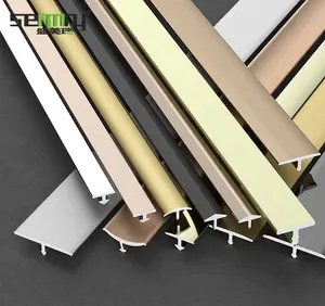 Metal Aluminum Alloy Wall Flooring T Shape Aluminum Trim Corners