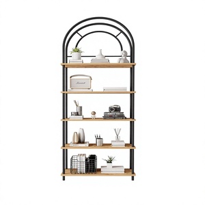 Estantería para Libros, Librería de 5 Niveles, Estante de Exhibición para Libros, Plantas y Decoración del Hogar, Estantería para Sala de Estar y Estante de Almacenamiento - Product Image 1