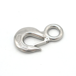 Crochet de levage robuste en acier inoxydable 304 avec œillet pour grue et glissière - Product Image 5