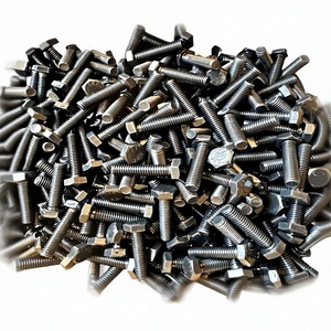 Ensemble de boulons et d'écrous hexagonaux en acier au carbone de qualité 8.8 DIN931 DIN933, finition brute, métrique, marque Jeekuu, pour usage industriel - Product Image 1