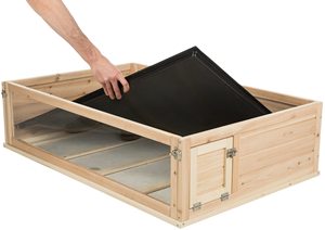 Corralito de madera Para interiores de animales pequeños, <span class=keywords><strong>Jaula</strong></span> Para hámster con vista Para tortugas, conejillo de indias - Product Image 5