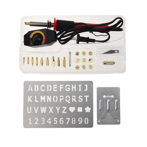 <span class=keywords><strong>Profesional</strong></span> 25 W <span class=keywords><strong>profesional</strong></span> adultos DIY pirograbado madera quema arte Kit conjunto y herramientas de soldador - Product Image 2