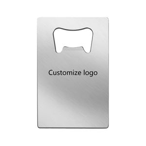 Regalo de promoción, barra de recuerdo de sublimación barata, tarjeta de acero inoxidable de Metal en blanco, cerveza, póker, tarjeta de crédito, abrebotellas - Product Image 3