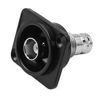 Connecteur coaxial femelle Q9 SDI pour surveillance vidéo BNC ABCCABLS avec tête à bride T152