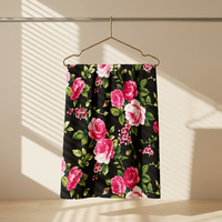 Tissu Popeline 100% Coton Imprimé pour Robe, Peigné pour Vêtements d'Enfants Bébés