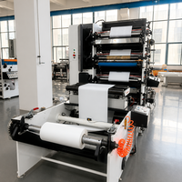 Machine d'impression flexographique 6 couleurs avec unité de découpe rotative pour étiquettes autocollantes personnalisées en rouleau