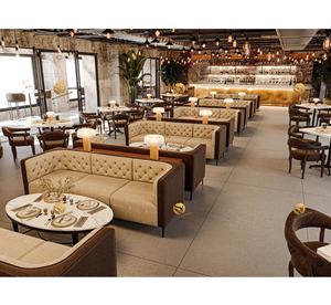 Ideas de Diseño de Interiores para Restaurantes Industriales, Conjuntos de Muebles de Hotel de Lujo Personalizados, Solución Integral para Salones de <span class=keywords><strong>Restaurante</strong></span> - Product Image 1